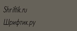 Futura Narrow Italic 