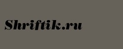 Poster Bodoni Italic BT 